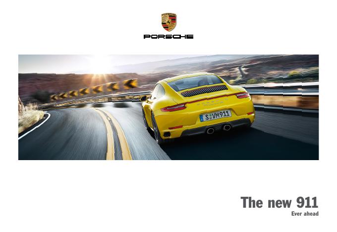 Рекламный буклет Porsche 991